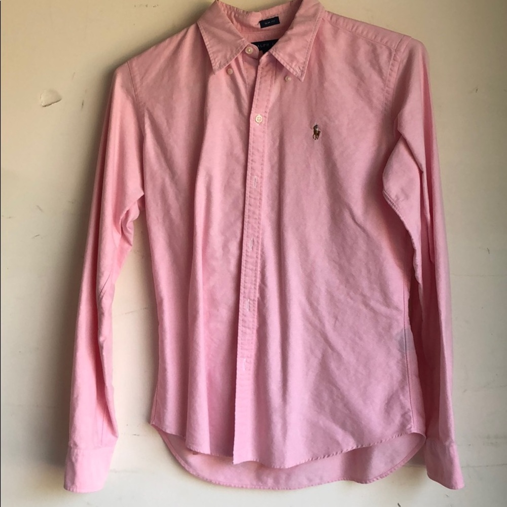Light pink button down